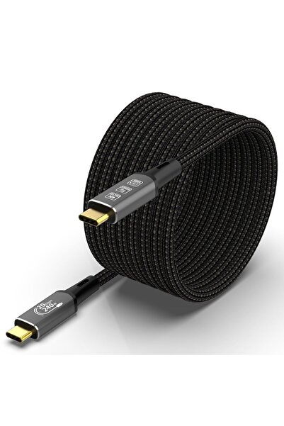 CABLEDECONN كابل تمديد USB4 Thunderbolt 4 بطول 5 متر (16.5 قدم) بقدرة 240 واط...