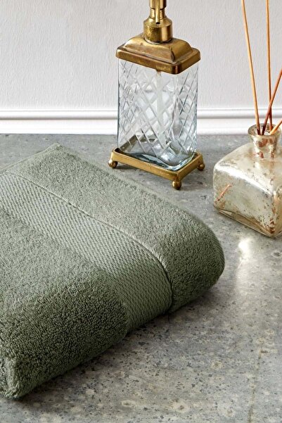 Özdilek Woven Green - Super Soft Hand and Face Towel (50X90)