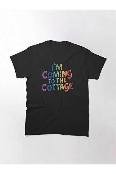 9JY تي شيرت رجالي بطباعة "Heated Rivalry I'm Coming To The Cottage" بتصميم مر...