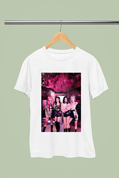 MAGORS Blackpink K-Pop Band Printed Cotton Short Sleeve Youth and Children's ...