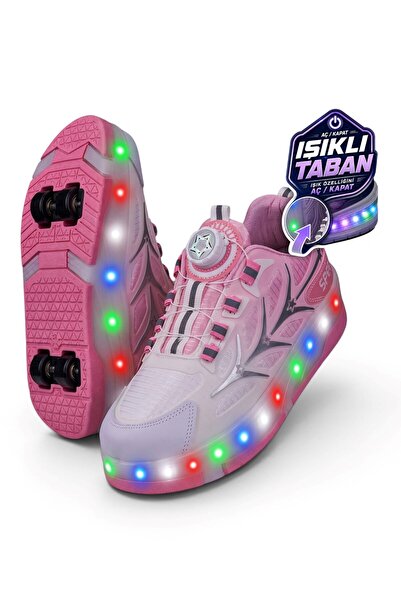Nstil Unisex Yetişkin Çocuk Spor Ayakkabı Akıllı Bağcıklı Çıkarılabilen Paten...