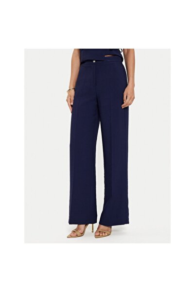 Vicolo Pantaloni de damă din material textil TB0049 Bleumarin