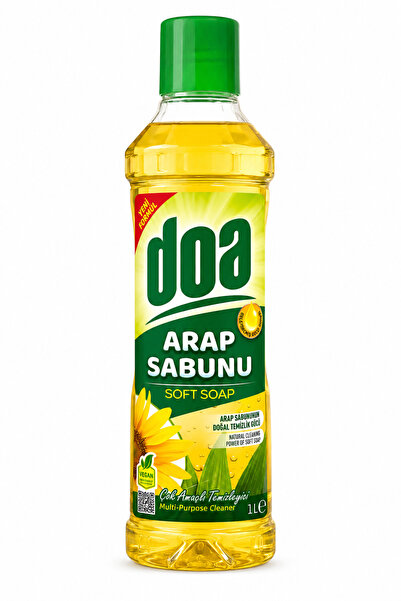 Genel Markalar DOA Arap Sabunu 1 L Çok Amaçlı Yüzey Temizleyici - Doğal Temiz...