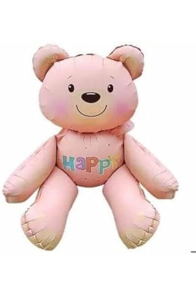 Yıldızan Sitting Bear Foil Balloon 77 * 70, Pink 931845