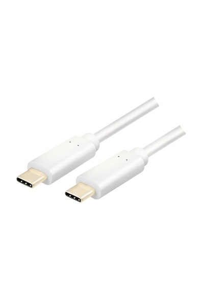LogiLink Cablu CU0131 USB-C la USB-C 1 m alb