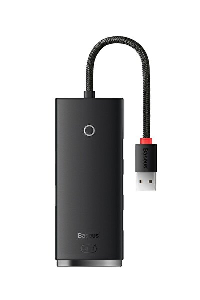Baseus Hub USB Lite WKQX030101 4 porturi USB 3.0 1 m negru