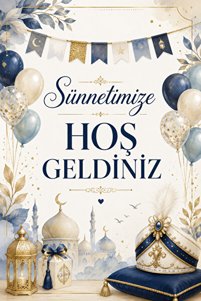 toreksan reklam Kişiye Özel Sünnetimize Hoş Geldiniz Brandası 100x150 | Sünne...