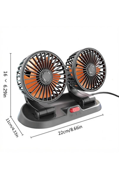 EF GARAGE ARAÇ İÇİ FAN OTO VANTİLATÖR ARAÇ VANTİLATÖR USB'Lİ
