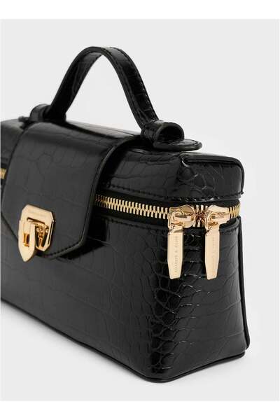 Charlene Arwen Box Tote - Black