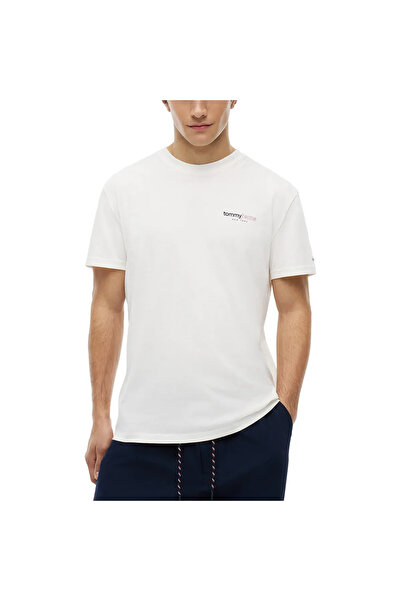 Tommy Hilfiger Men's Bbeyazz T-Shirt with Brand Logo, Suitable for Daily Use