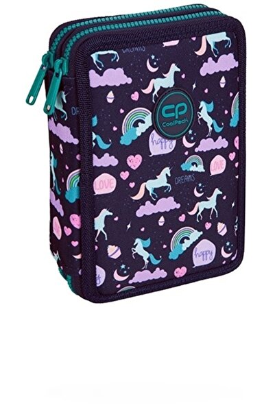 Cool Pack Penar echipat Jumper XL, 38 piese, 2 fermoare, Happy Unicorn, CoolPack