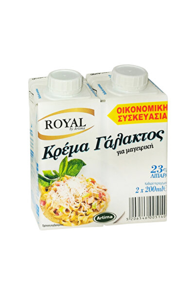 Royal ΚΡΕΜΑ ΓΑΛΑΚΤΟΣ LIGHT 23% (2x200ml) - (10.1.271)