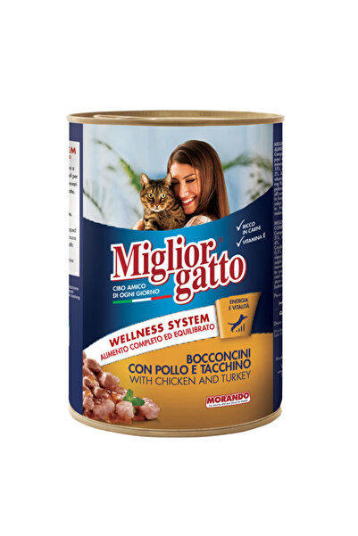 MORANDO MIGLIOR MIGLIOR ΓΑΤΟΤΡΟΦΗ ΚΟΝΣΕΡΒΑ 405gr - (ΚΟΤΟΠΟΥΛΟ-ΓΑΛΟΠΟΥΛΑ)