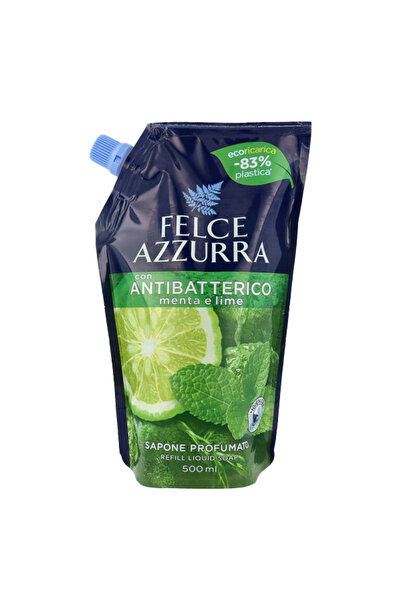 Felce Azzurra ΑΝΤΑΛΛΑΚΤΙΚΟ ΚΡΕΜΟΣΑΠΟΥΝΟ 500ml - (MINT ΚΑΙ LIME)