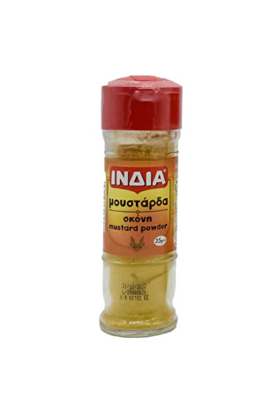 india ΙΝΔΙΑ ΜΟΥΣΤΑΡΔΑ ΣΕ ΣΚΟΝΗ 35gr. - (ΓΥΑΛΙΝΟ ΒΑΖΟ)