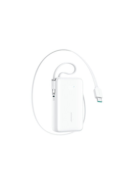 Joyroom JR-PR2L 10000mAh 35W Power Bank cu USB-C și Lightning, Alb