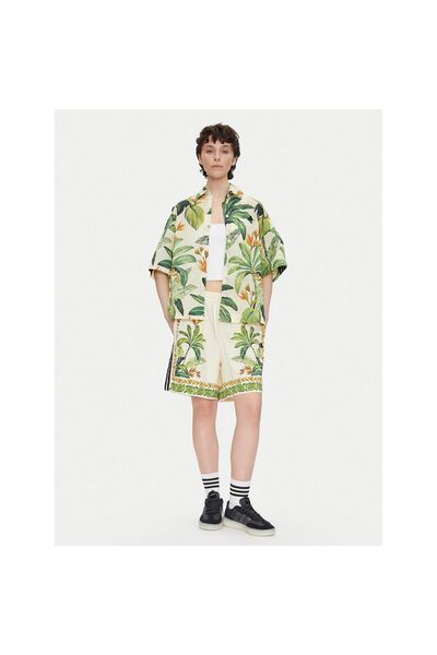 adidas Șorturi sport de damă JD6288 Crem