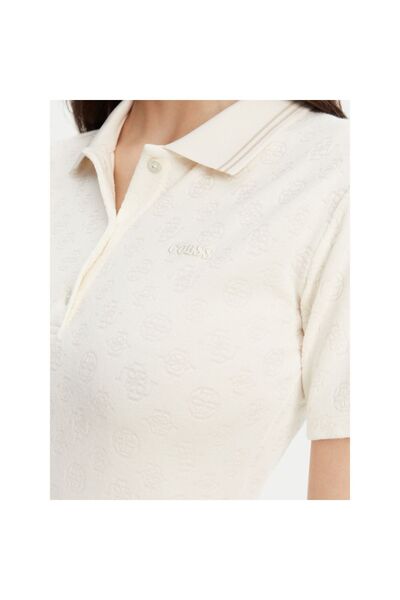Guess Polo de damă V5YP01KCX12 Crem