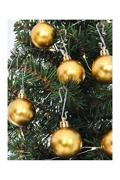 Kika Joy Tree Ornament Balls Gold 6cm 6Pcs