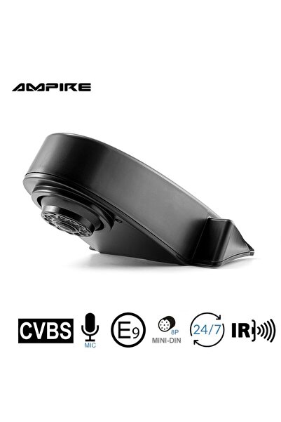 Ampire KV200-BLK reversing camera for utility vehicles