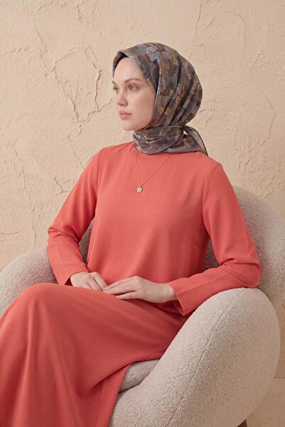 Silk Home Soft Scarf Melodi Pattern Light Brown 90X90