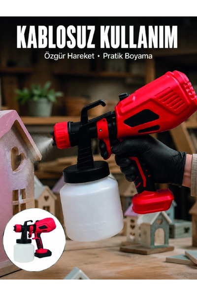 EkoAlışverişDünyam 21v Güçlü Motor İle Profesyonel Boyama Performansı