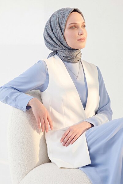 Silk Home Soft Eşarp Soyut Bebe Mavi
