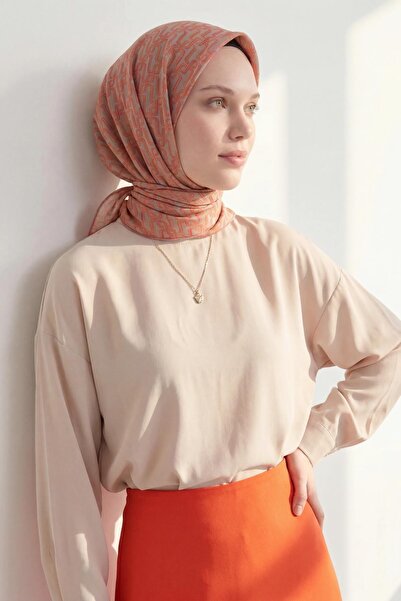 Silk Home وشاح ناعم بنمط سلسلة من الفرو 90x90