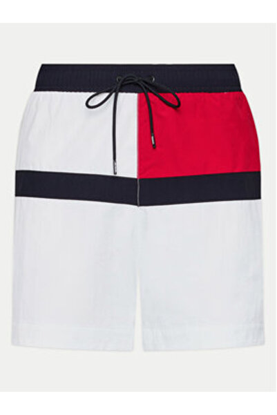 Tommy Hilfiger Șorturi de baie pentru bărbați UM0UM03259 Alb