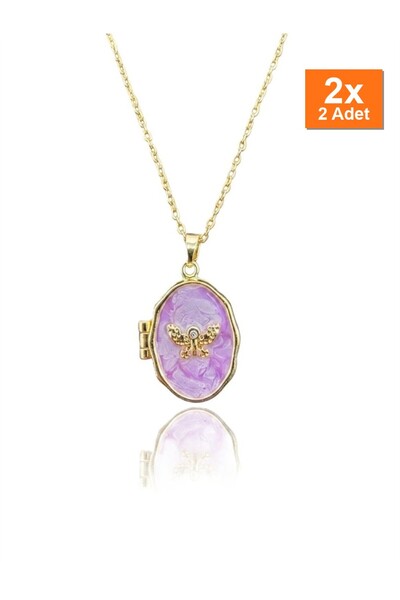 Bozhi Steel Necklace Gold 45cm Stylish Gift
