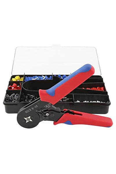 SENBANG 1200 Parça Pabuç Sıkma Pensesi Seti 0.25-10 mm² Kablo Yüksük Pabuç Kr...