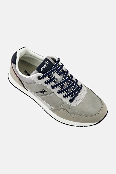 WRANGLER Men Stallings Low Lace Up Casual Shoes, Grey