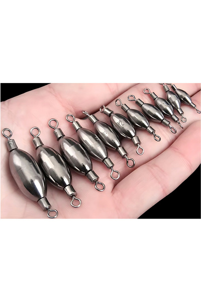 Hokkaido 10 Pieces, 2.3 Grams, No:0.6, Double Sided Ball Bearing Swivel Fishi...