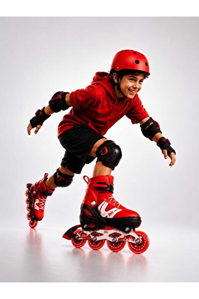 tinytoys Işıklı Ayarlanabilir Çocuk Pateni S Beden (30-33) ABEC-7 Rulmanlı 4 ...