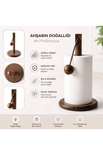TUNAY Top Detaylı Ahşap Kağıthane Havluluk