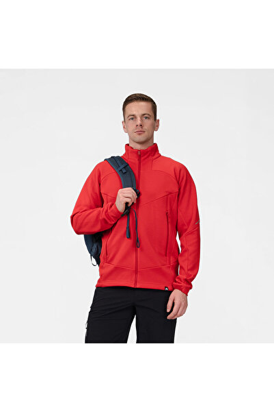 NORTHFINDER Hanorac fleece pentru bărbați - GELDEK, Rosu