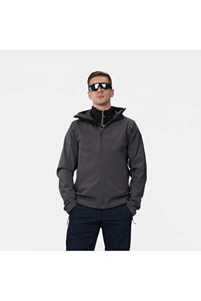 NORTHFINDER Jachetă softshell rezistentă la vânt pentru bărbați - MARQUIS1, Gri