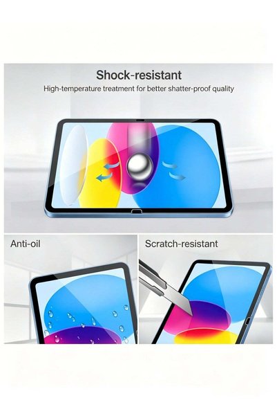 Genenic 2 Pack Screen Protector for iPad (A16) 11th 11inch Generation 2025/iPad 10th 10.9 Inch 202