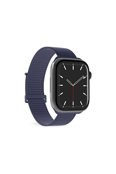 Puro Curea Sport din Nailon pentru Apple Watch 44/45/46/49 mm - Albastru
