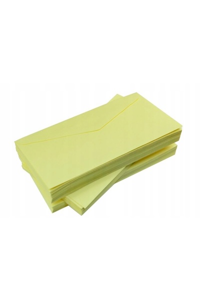 shanal Plicuri Culoare Galben Pastel 80g DL Nr. 22- 500 de bucăți în cutie