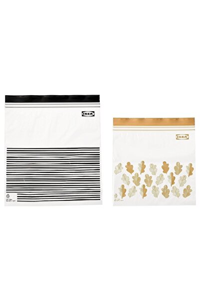 IKEA Kilitlenebilir Buzdolabı Poşeti 50 Adet. ( 25 Adet 1,2 Lt Sarı Ve 25 Ade...