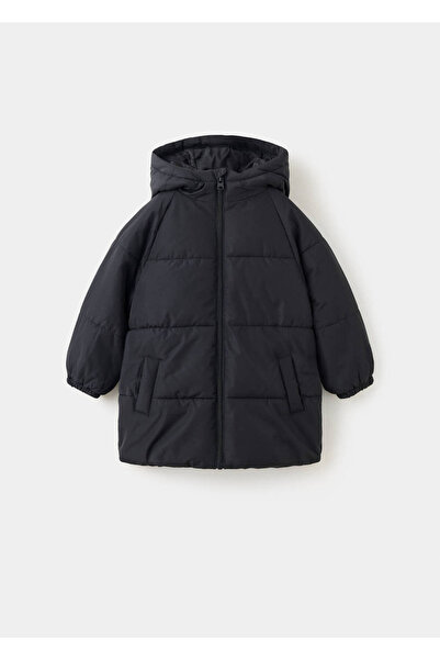 MANGO Baby Kapitone uzun anorak