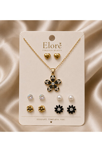 Eloré Midnight Blossom Jewelry Set