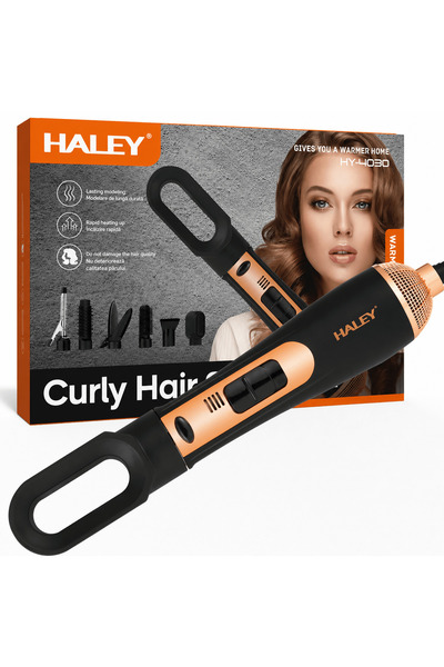 HALEY Мултифункционален сешоар HY-L4030 7 в 1, 1200W, 27 000-28 000 об/мин, С...