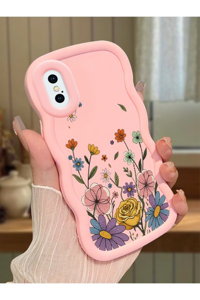 Hontinga حافظة متوافقة مع هاتف iPhone XS، حافظة حماية للكاميرا من السيليكون ب...