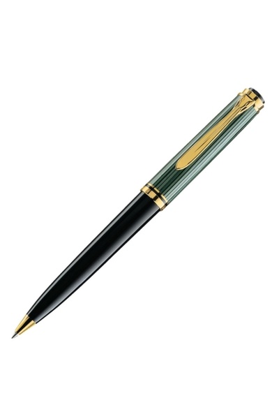 Pelikan قلم حبر جاف K800 باللون الأخضر والأسود