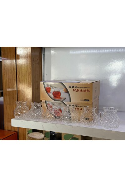 Genel Markalar 6LI CAM BROSİLİKAT ÇAY BARDAĞI