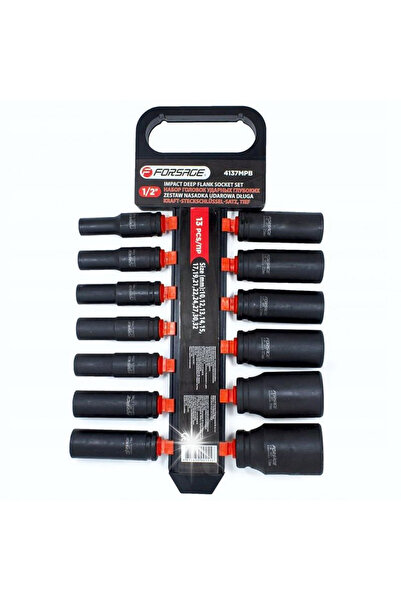 FORSAGE Crv Chei tubulare lungi și rezistente 1/2'' 10-32mm Set 13 piese