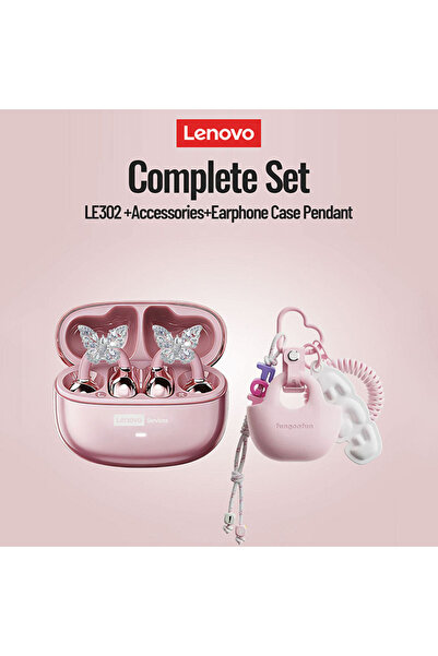 Choice10 Lenovo Pink Set C Choice LE302 Ear Clip Earbuds with Accessories Wir...