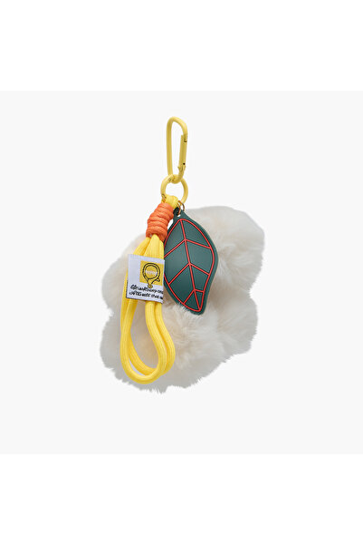 Lifestyle Bag Charm with Plush Grape